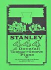 Stanley 444 Dovetail Plane Manual UK Post Free