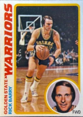 1978 Topps #60 Rick Barry Golden State Warriors Foto 1 de 2