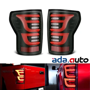 Fit 07-13 Toyota Tundra LUXX-Series LED Smoke Lens Tail Lights Black-Red - Picture 1 of 10