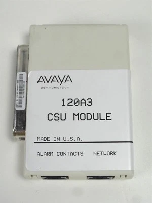 AVAYA Communication 120A3 CSU Module Alarm Contacts Network (Used) - Image 1 of 4