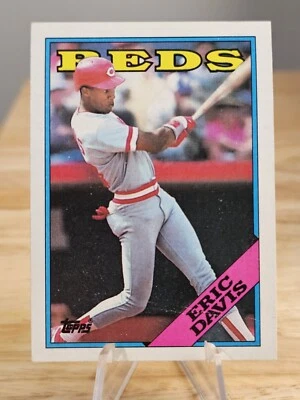 Eric Davis 1988 Topps #150 Reds  - Image 1 of 2