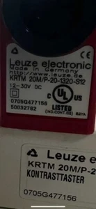 ♕♕♕ Leuze KRTM 20M/P-20-1320-S12 Contrast Sensor  UPS/FedEx ♕♕ - Picture 1 of 3