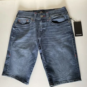 True Religion Men's Ricky Night Cap Relaxed Straight Jean Shorts - Size 30 - Picture 1 of 9