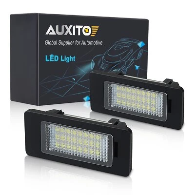 Luz de matrícula LED sin errores para BMW 325i 328i 335i 528i 535i X3 X5 EOA Foto 1 de 4