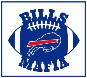 Imán de refrigerador L35 Buffalo Bills logotipo del equipo de fútbol americano de la NFL de 4 pulgadas - Imagen 1 de 2