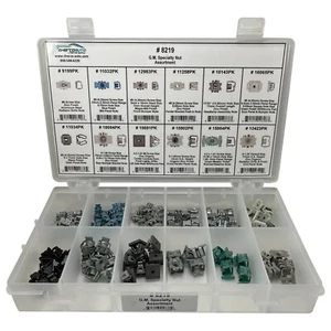 105 piezas G.M. Kit surtido de tuercas de empuje especiales - 12 tipos guardabarros de panel de parachoques - Imagen 1 de 12