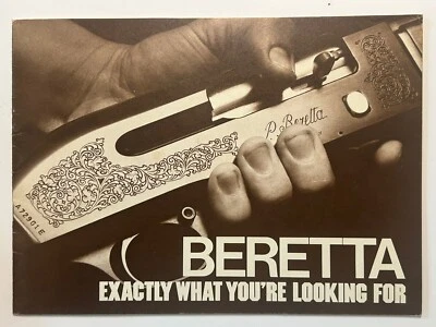 Vintage Beretta Gun Shotgun Catálogo Livro Revista Exatamente O Que Você Está Procurando - Imagem 1 de 4