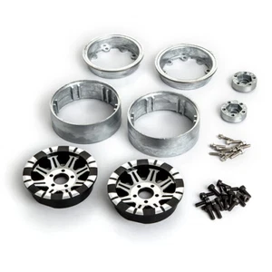 NEW Gmade GM70424 1.9 AR05 5 Lug Alum beadlock wheels 2 FREE US SHIP - Picture 1 of 3