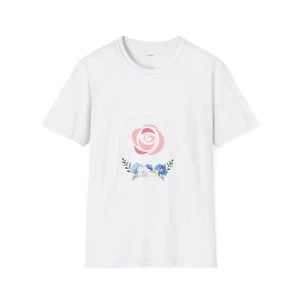 Floral Rose Unisex Softstyle T-Shirt - Bild 1 von 36
