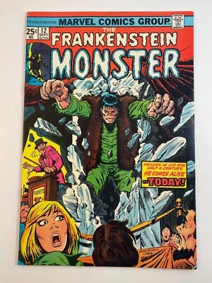 Frankenstein #12 (Marvel, 1974) VF+ Marvel Value Stamp Series 1 #59 - Image 1 of 4