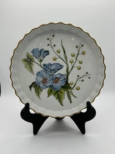 Spode Stafford Flowers Lida Acacia Oven To Tableware Flan Tart Quiche Dish 10" - Picture 1 of 3