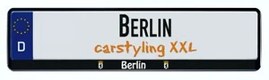 Design Kennzeichenrahmen Bundesland Berlin 1 Stück Auto Nummernschild Halter - Bild 1 von 1