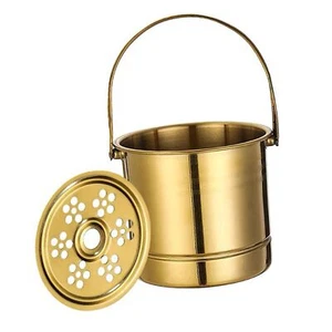 Ice Bucket, Wine Cooler Bucket Stainless Steel Wine Chiller With Handles With... - Picture 1 of 8
