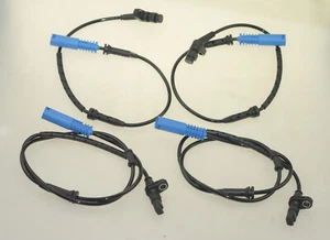 x4 NEW ABS Wheel Speed Sensor Front Rear For BMW 740I 740IL 750IL 98-01 USA SHIP - Picture 1 of 7
