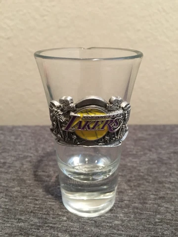 Vintage Los Angeles Lakers Shot Glass Cover