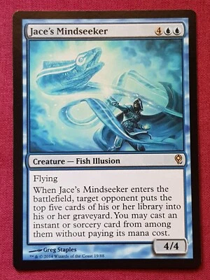 Magic The Gathering DUEL DECKS JACE VS VRASKA JACE'S MINDSEEKER blue card MTG - Image 1 of 2