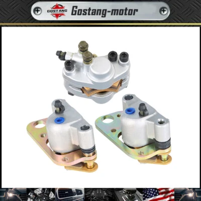 Ajuste para pinças de freio dianteiras traseiras Polaris Scrambler 400 500 2x4 4x4 1998-2004 - Imagem 1 de 4