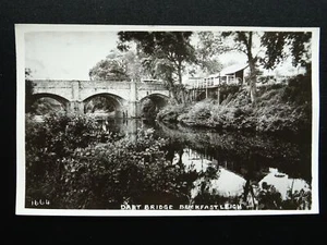 BUCKFASTLEIGH Dart Bridge & Riverside Cafe (2) c1950s RP Postcard by K.E. Ruth - Picture 1 of 2