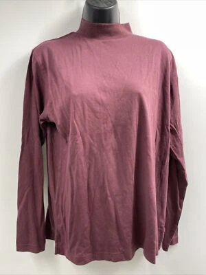 Cutter & Buck Women's Maroon Pull Over Mock Neck Long Sleeve Sweater Size Medium - Image 1 of 4