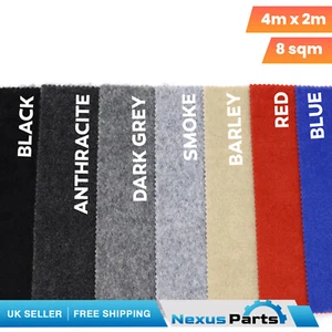 FOR VW T5 T5.1 TRANSPORTER CADDY CAMPER VAN LINING CARPET 4 WAY STRETCH 8 SQM - Picture 1 of 16