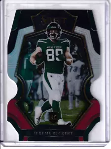 2022 Panini Select Premier Level 176 Red Black Die Cut Prizm Jeremy Ruckert Jets - Picture 1 of 2