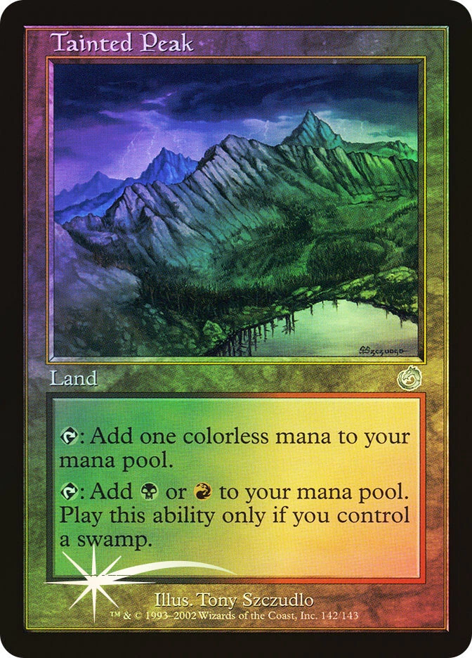 MTG FOIL Tainted Peak  - Torment #142 - Image 1 of 1