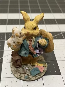 Vintage Nantucket Easter Bunny Figurine Small Rabbit Statue Business Bunny - Picture 1 of 4