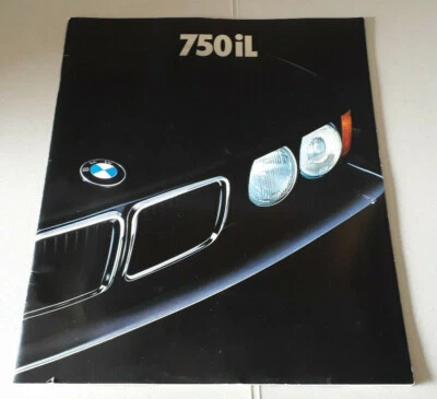 Folleto BMW 750iL Prestige 1988 Foto 1 de 4