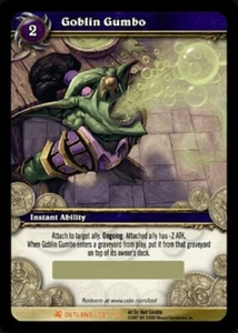 World of Warcraft TCG Goblin Gumbo Loot Card *Unscratched* - Picture 1 of 1