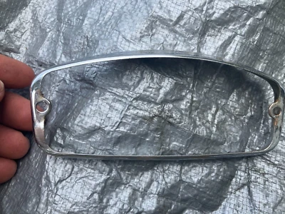 MG MIDGET PARK LÁMPARA SEÑAL CROMO BISEL LLANTA Foto 1 de 2