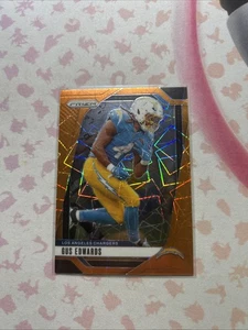2024 Panini Prizm - Orange Lazer Prizm #158 Gus Edwards - Bild 1 von 2