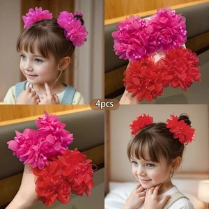 4 Pc Sweet Elastic Headband Cute Daily Wear Fashion Hair Accessory Women - Picture 1 of 11