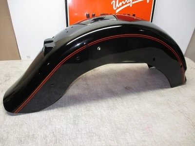 GENUINE NOS HARLEY DAVIDSON FLSTF FAT BOY REAR FENDER 1984-1996 BLACK 1989 - Image 1 of 4
