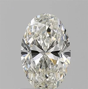 CERT. Diamante extraído natural AGI corte ovalado 0,89 quilates suelto color G VS2 claridad - Imagen 1 de 2