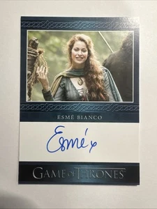 2024 Rittenhouse Game of Thrones Legends of the Realm Esme Bianco as Ros Auto - Picture 1 of 6