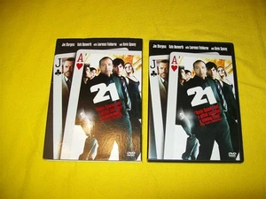 21 DVD WITH SLIPCOVER JIM STURGESS KATE BOSWORTH KEVIN SPACEY LAURENCE FISHBURNE - Foto 1 di 1