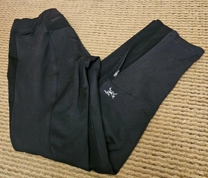 2015 Arcteryx Hiking Leggings Womens Small Black Lightweight Outdoor Windstopper - Bild 1 von 8