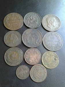 Old WORLD Coin Lot -1800s - 11 VINTAGE COINS - Lot #846-8 - Picture 1 of 10