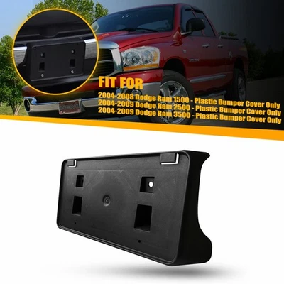 Se adapta a Ram Dodge 1500 2500 3500 04-08 soporte de placa frontal soporte de marco Foto 1 de 4