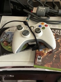 Xbox 360 Console 60GB HDD Bundle Controller HDMI 2 Games Minecraft Gears Tested