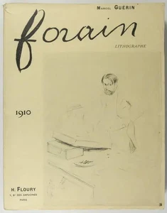[Estampes, Lithographie] Marcel Guérin - FORAIN lithographe - 1910 - 93 planches - Foto 1 di 1