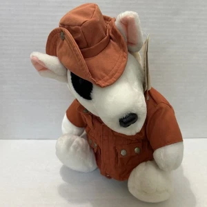 Vtg 1987 Dakin Tater McGregor White Black Eye Hat & Coat Bull Terrier 12” - Bild 1 von 10