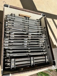 LIONEL 027 GAUGE 3 RAIL 9" BLACK TIE 10 PIECES OF STRAIGHT TRACK - USA New York - Picture 1 of 10