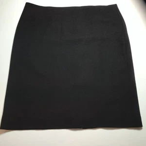 Talbots Damen 100 % Wolle gerader Bleistiftrock in Schwarz klassisch Karriere Rock 16 - Bild 1 von 16