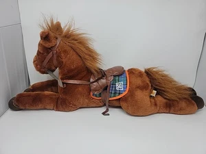 Peluche Breyer 2008 Saddle Club Prancer marrone cavallo pony raro 27 pollici LEGGI - Foto 1 di 11