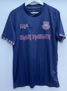 West Ham United Iron Maiden Football Shirt #11 Short Sleeve Mens Medium M - Picture 1 of 9
