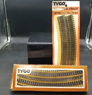 Tyco HO Scale Tru-Steel 18" Radius Curve Track 20 Pieces #418 - Image 1 of 4