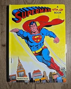 Superman A Pop-up Book Hardback Book Random House Vintage 1970s - Picture 1 of 11