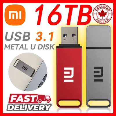 USB 3.0 Flash Drive High Speed Metal Pen Drive 16TB 8TB 4TB 2TB Waterproof - Image 1 of 4