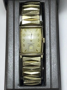 Vintage ~ Elgin ~ Shockmaster 60 ~ 10k Gold Filled  Case - Picture 1 of 11